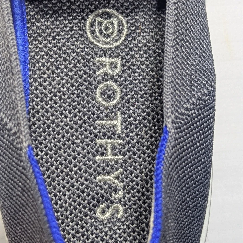 Rothy's Women The‎ Sneaker Slate Grey Signature Thread Size 9.5 Quiet Luxury